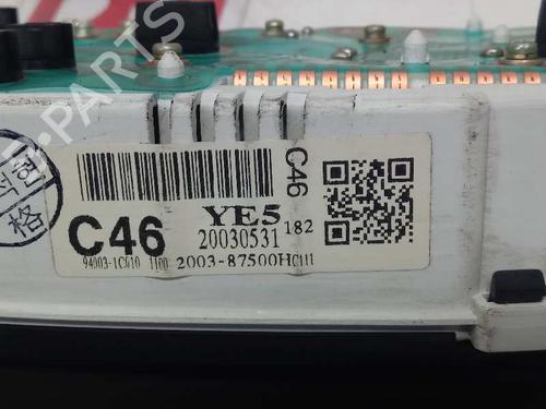 Instrument cluster HYUNDAI GETZ (TB) 1.1 | BP13578196C47 
