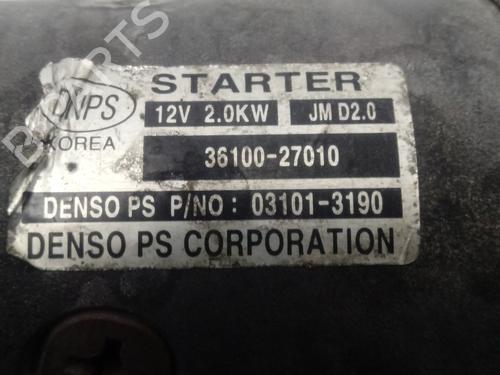 Starter HYUNDAI TUCSON (JM)  | BP16260704M8 