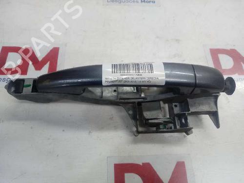 Used Front right exterior door handle PEUGEOT 207 (WA_, WC_) 1.6 HDi (92 hp) 17905220