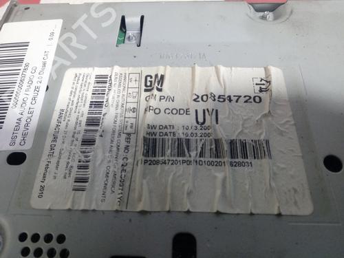 Radio CHEVROLET CRUZE (J300)  | BP12672314E6 