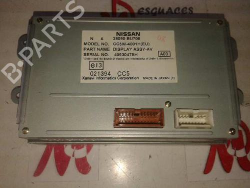 Display monitor NISSAN ALMERA TINO (V10)  | BP12632961C48 