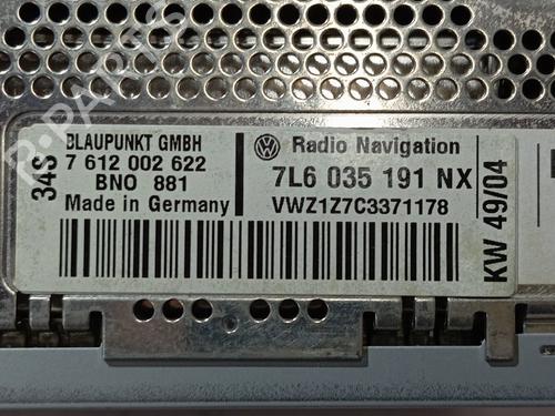 Radio VW TOUAREG (7LA, 7L6, 7L7) 2.5 R5 TDI | BP28950628E6