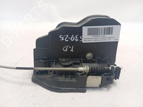 Used Rear right lock BMW 1 (E87) 118 d (143 hp) 23527693
