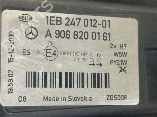 Left headlight MERCEDES-BENZ SPRINTER 3-t Van (B906)  | BP29026373C28 