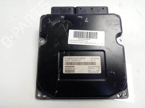 Used Engine control unit (ECU) MERCEDES-BENZ C-CLASS (W203) C 200 Kompressor (203.042) (163 hp) 13698984