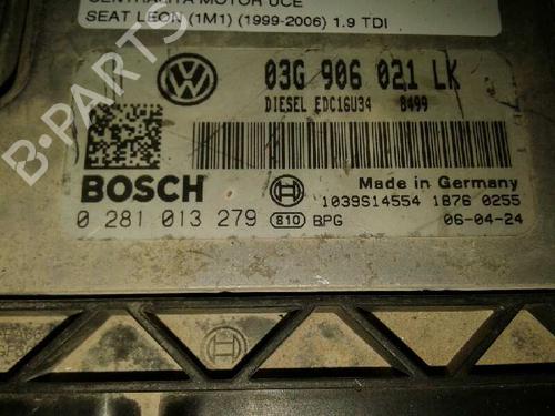 Engine control unit (ECU) SEAT LEON (1M1) 1.9 TDI | BP12646859M57 