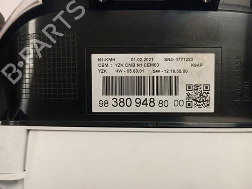 Instrument cluster PEUGEOT PARTNER Box Body/MPV (K9)  | BP25856020C47 