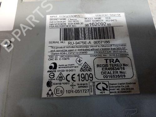 Radio CITROËN C3 / C3 ORIGIN III (SX)  | BP16685903E6 