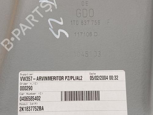 Rudehejsemekanisme Højre foran VW CADDY III Box Body/MPV (2KA, 2KH, 2CA, 2CH) | BP30914180C23