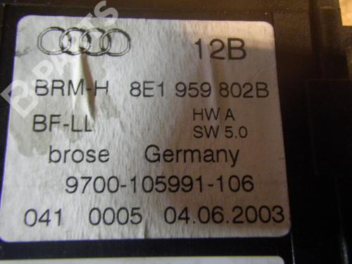 Right front window motor AUDI A4 B6 Avant (8E5) 1.9 TDI | BP2576763E20 