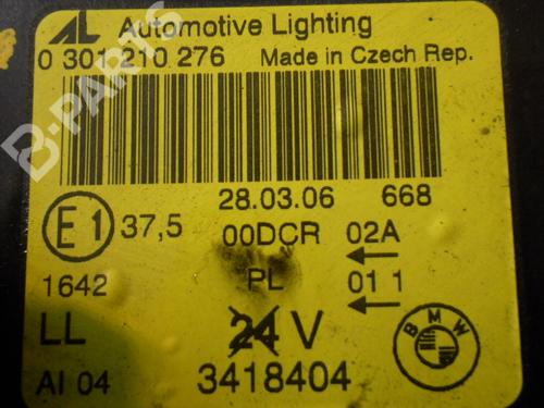 Jeu De Phares Avant H7/H7 Pour BMW X3 E83 (01/2004-08/2006) - Gauche Et Droit Avec Moteur De Réglage