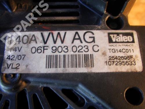 Alternator VW GOLF PLUS V (5M1, 521) 1.9 TDI | BP4214842M7 