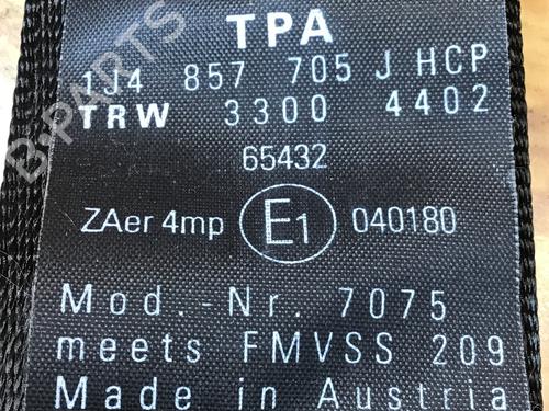 Front left seatbelt VW GOLF IV (1J1) 1.4 16V | BP30182874I26