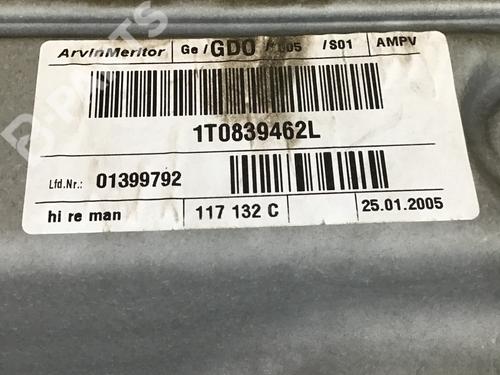 Rear right window mechanism VW TOURAN (1T1, 1T2) 1.9 TDI | BP7647178C25 