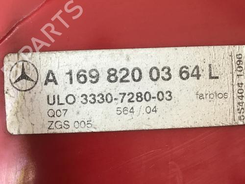 Left taillight MERCEDES-BENZ A-CLASS (W169) A 150 (169.031, 169.331) | BP28294063C34 