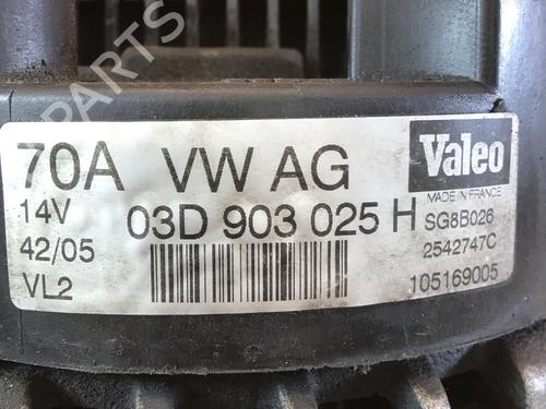 Alternator VW FOX Hatchback (5Z1, 5Z3, 5Z4) 1.2 | BP29926832M7 