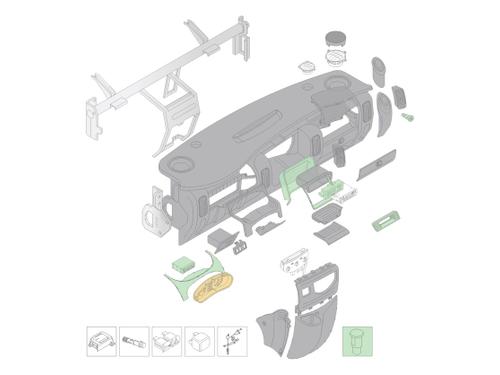 Instrument cluster RENAULT TRAFIC II Bus (JL) 2.0 dCi 115 (JL00, JL01, JL0H, JL0M, JL0U) | BP34463443C47 - Image 6