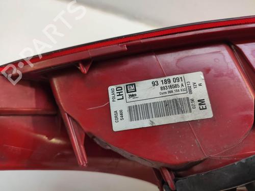 Used Right taillight OPEL CORSA D (S07) 1.3 CDTI (L08, L68) (90 hp) 14464464