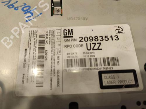 Radio OPEL INSIGNIA A Sports Tourer (G09) 2.0 CDTI (35) | BP14474706E6 