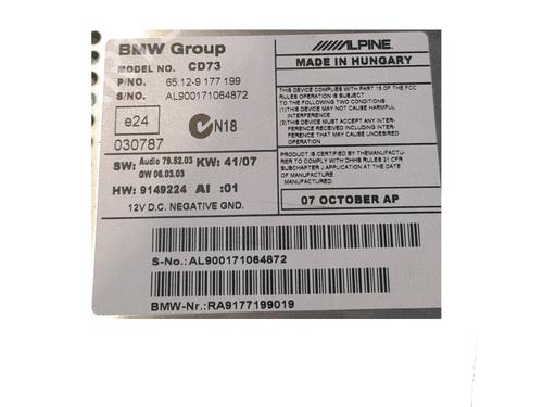 Radio BMW 3 Touring (E91) 330 d | BP25824717E6 
