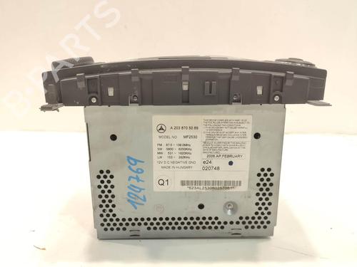 Radio MERCEDES-BENZ C-CLASS (W203) C 180 Kompressor (203.046) | BP14465503E6 