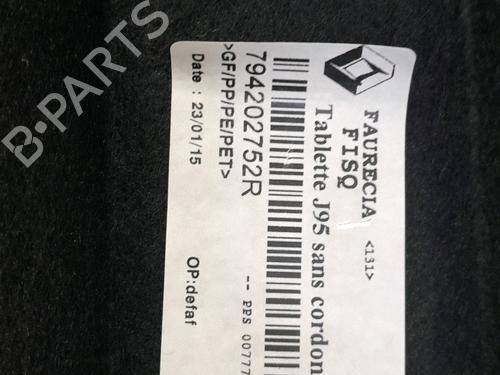 Rear parcel shelf RENAULT SCÉNIC III (JZ0/1_) 1.2 TCe | BP21568512C85 