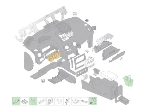Instrument cluster RENAULT KOLEOS I (HY_) 2.0 dCi 4x4 (HY0B) | BP34491485C47 - Image 6
