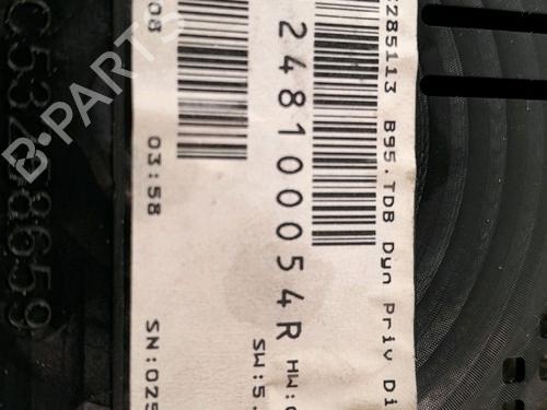 Instrument cluster RENAULT MEGANE III Hatchback (BZ0/1_, B3_) 1.9 dCi (BZ0N, BZ0J) | BP17590643C47 
