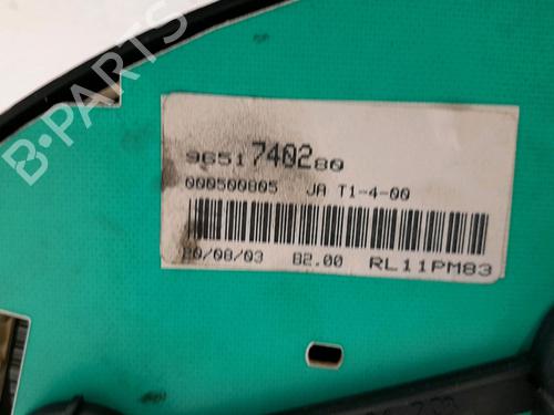 Instrument cluster PEUGEOT 206 Hatchback (2A/C) 1.4 HDi eco 70 | BP14447707C47 