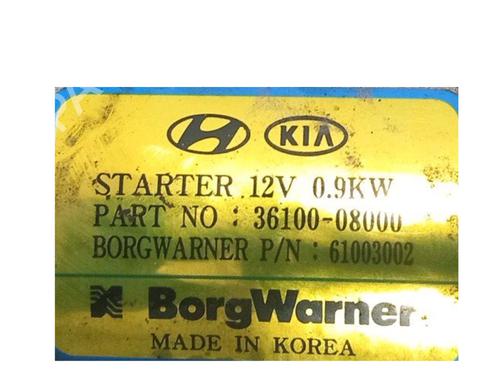 Starter KIA STONIC (YB) 1.0 T-GDi Eco-Dynamics+ | BP35734298M8  - Image 5
