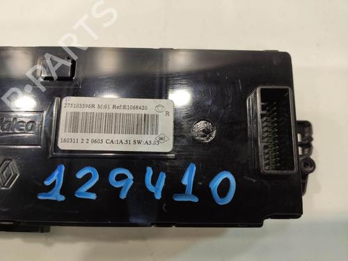 AC Styreenhet / Manøvreringsenhet RENAULT MEGANE III Hatchback (BZ0/1_, B3_) 1.2 TCe (BZ2B, BZ11) | BP14464425I5 