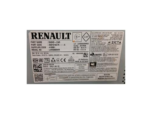 Display DACIA DUSTER (HM_) 1.0 TCe LPG (HMM6, HMMT) | BP34466282C48 - Image 3