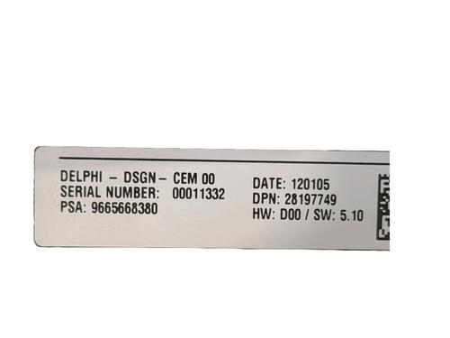 Switch PEUGEOT 508 I (8D_) 2.0 HDi | BP23969224I30 
