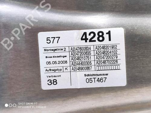 Used Front right window mechanism Front right window mechanism MERCEDES-BENZ C-CLASS (W204) C 220 CDI (204.008) (170 hp) 34487492 34487492