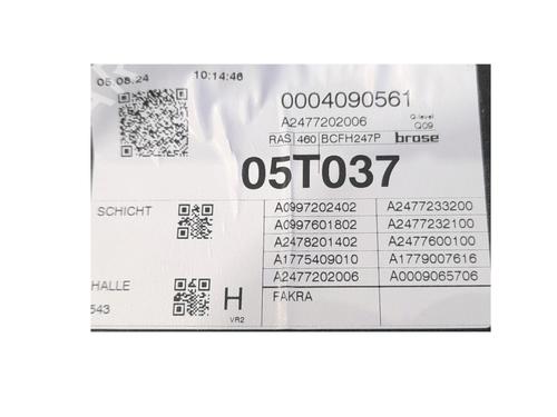 Front right window mechanism MERCEDES-BENZ EQA (H243) EQA 250+ (243.702) | BP37241136C23 - Image 3