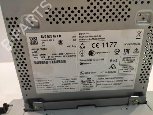 Used Radio Radio SKODA FABIA III (NJ3) 1.4 TDI (90 hp) 34486853 34486853