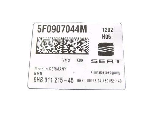 Climate control SEAT LEON ST (5F8) 2.0 TDI 4Drive | BP25036289I5 