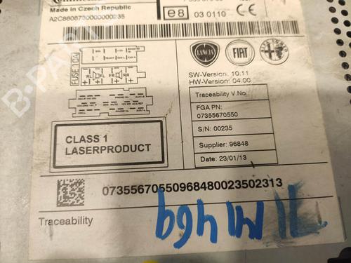 Radio FIAT PANDA (312_, 319_) 1.2 (312PXA1A) | BP14474679E6 