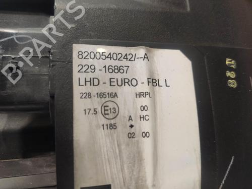 Left headlight RENAULT MODUS / GRAND MODUS (F/JP0_) | BP34488665C28 - Image 3