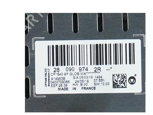 Radio RENAULT MEGANE IV Hatchback (B9A/M/N_) 1.3 TCe 140 (B9NB) | BP34465886E6 - Image 3