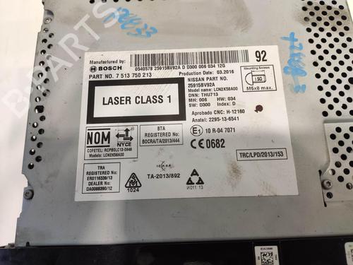 Radio NISSAN JUKE (F15) 1.5 dCi | BP14464563E6 