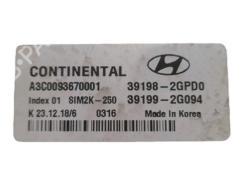 Engine control unit (ECU) KIA CEE'D Hatchback (ED)  | BP23193305M57 