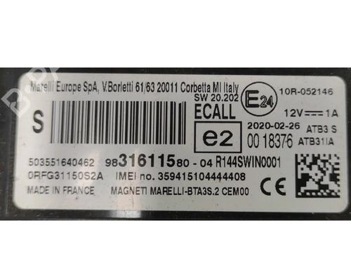 Electronic module CITROËN JUMPY III Van (V_) 2.0 BlueHDi 120 | BP35734653M83 - Image 4