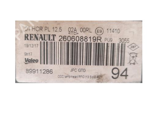 Left headlight RENAULT ESPACE V (JR_) 1.6 dCi 130 | BP27930498C28