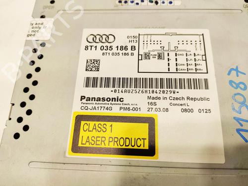Bilradio AUDI A4 B8 (8K2) 2.0 TDI (143 hp) 14461168