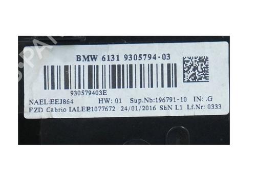 Interior roof light BMW 4 Convertible (F33, F83) 420 d | BP25157315I8