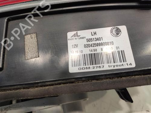 Used Left tailgate light Left tailgate light ALFA ROMEO GIULIETTA (940_) 1.4 TB (940FXB1A, 940FXB11) (170 hp) 34487998 34487998