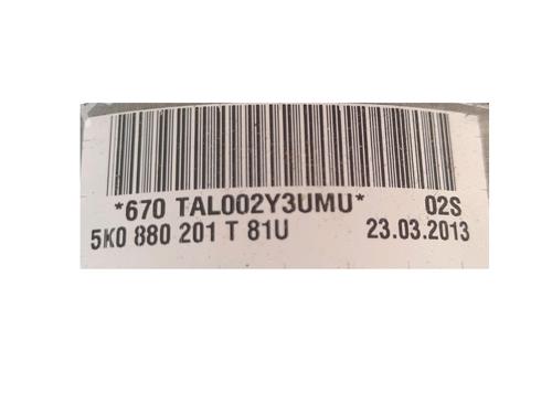 Driver airbag VW TOURAN VAN (1T3) 1.6 TDI | BP25343014C9