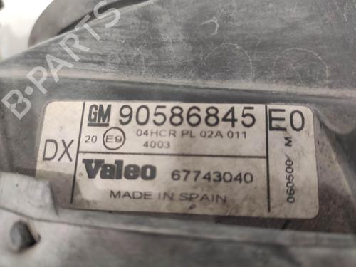 Right headlight OPEL VECTRA B (J96) 2.0 DTI 16V (F19) | BP17627174C29 