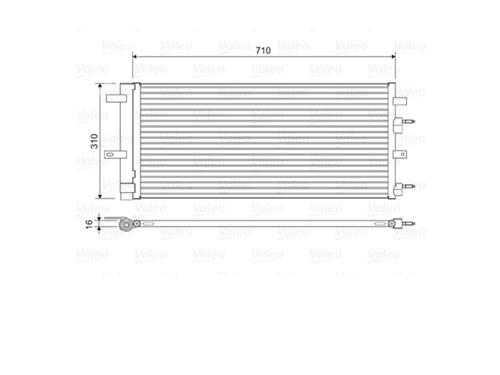 AC radiator FORD MONDEO V Hatchback (CE) 2.0 TDCi | BP37241015M32 - Image 3